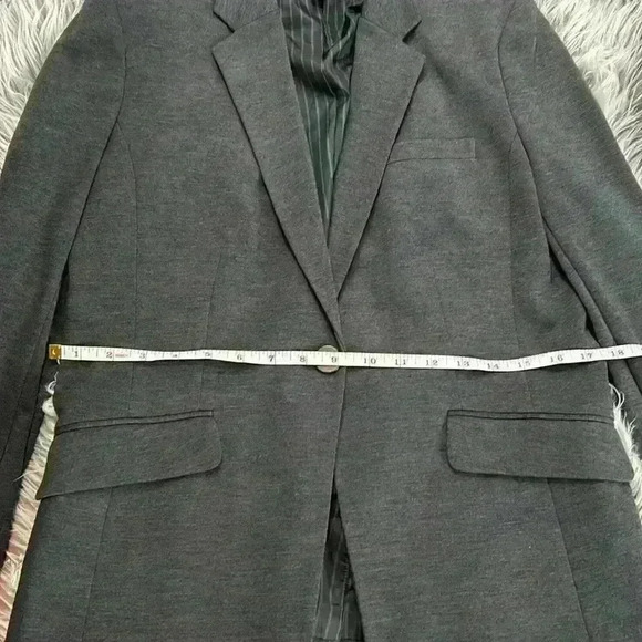 NWT Stormtech Delano Knit Graphite Heather One Button Blazer, M - Picture 12 of 16